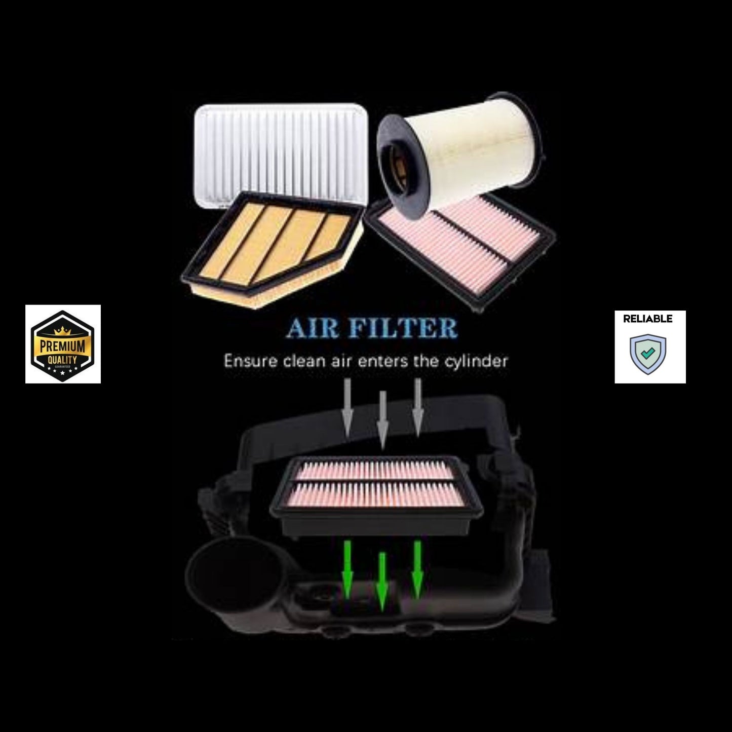 17801-38051 Air Filter Premium Quality in Pakistan, 100% Genuine, Reliable, Best Price, Cash on Delivery