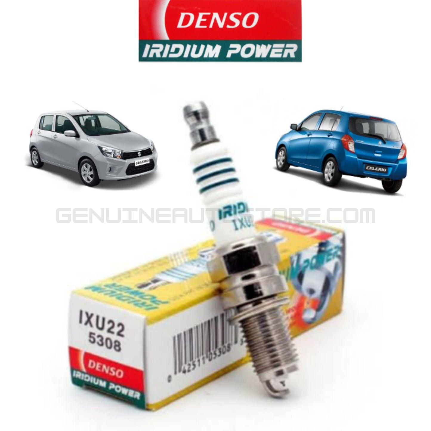 Suzuki Cultus 2017-2023 Denso iridium Spark Plug Made in Japan - 3 Pieces