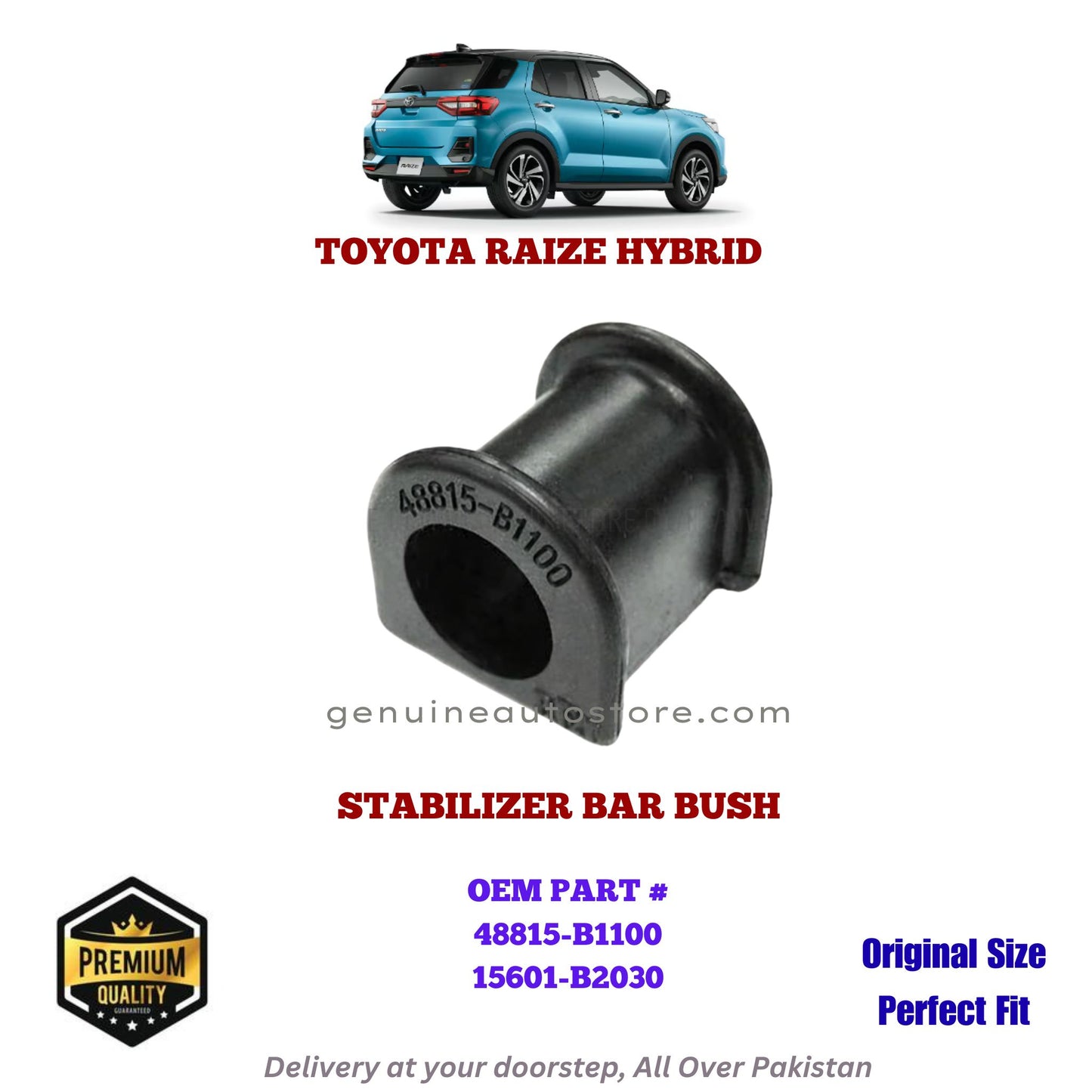 Buy Stabilizer Bar Bush For Toyota Raize Hybrid in Pakistan