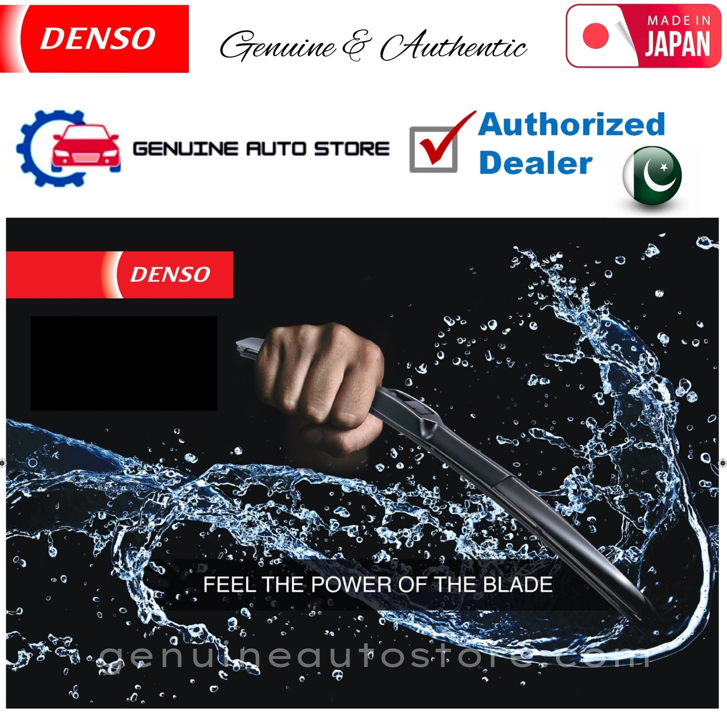 Daihatsu Charade 1983-1987 DENSO JAPAN WIPER BLADE SET in Pakistan. 100% Genuine, Original, Best Price, Cash on Delivery Available
