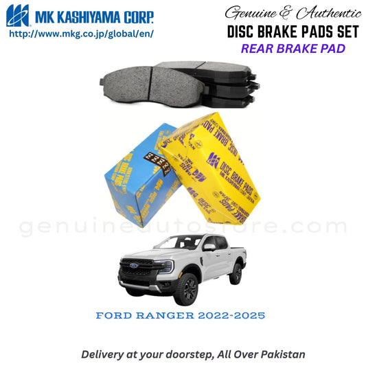 FORD RANGER 2022-2025 Rear Brake Pads MK Japan in Pakistan. 100% Genuine, Reliable, Best Price, Cash on Delivery Available