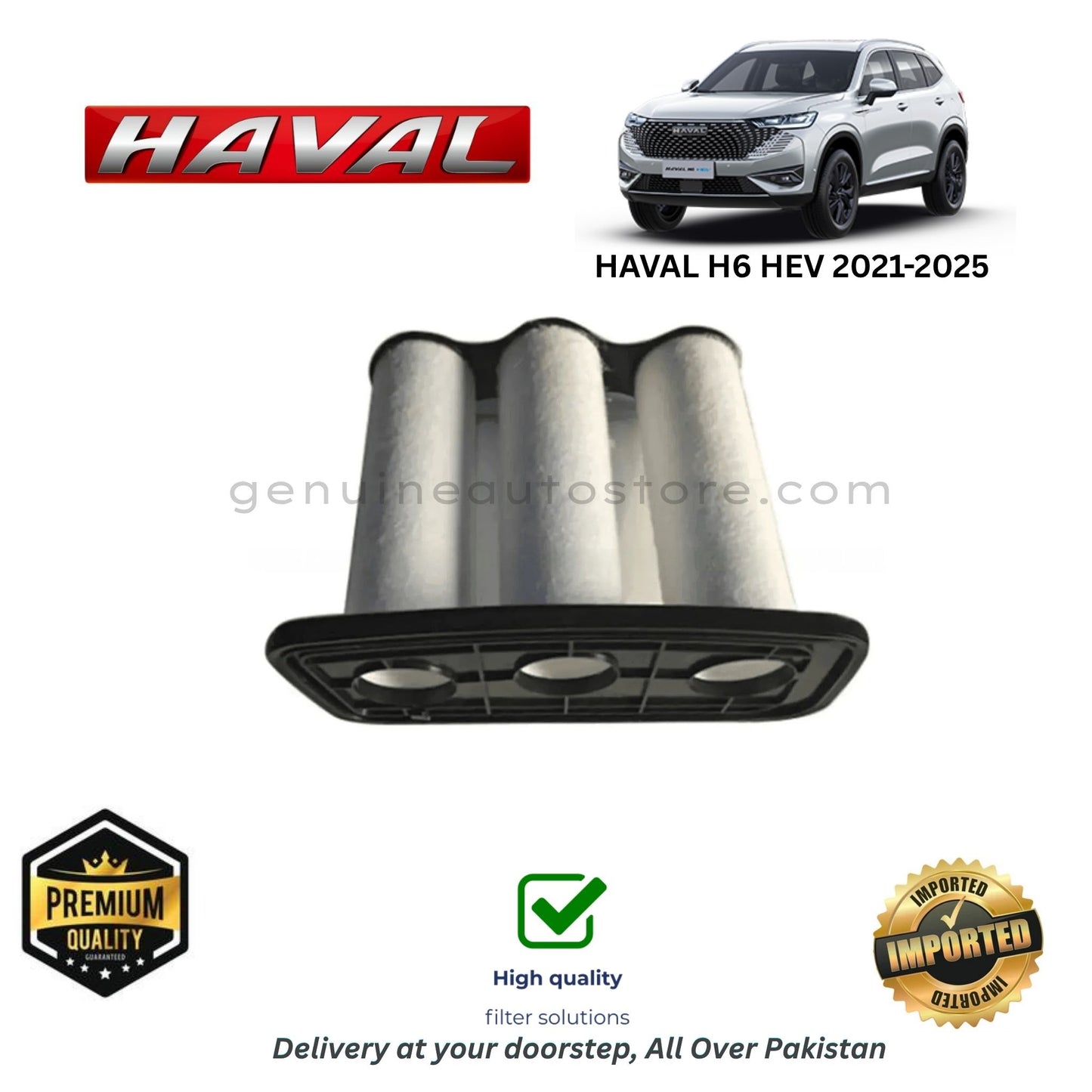 HAVAL H6 HEV 2021-2025 Air Filter Premium Quality in Pakistan, 100% Genuine, Reliable, Best Price, Cash on Delivery