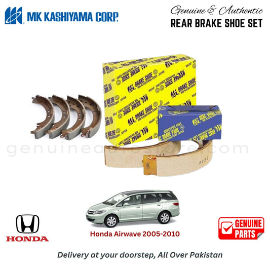 Honda Airwave 2005-2010 MK JAPAN REAR BRAKE SHOE SET in Pakistan. 100% Genuine, Reliable, Best Price, Cash on Delivery Available