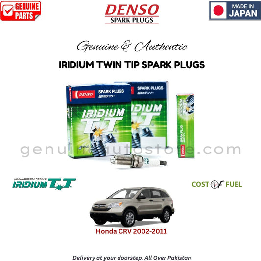 Honda CRV 2002-2011 DENSO IRIDIUM TWIN TIP SPARK PLUG in Pakistan, 100% Genuine, Reliable, Best Price, Cash on Delivery Available