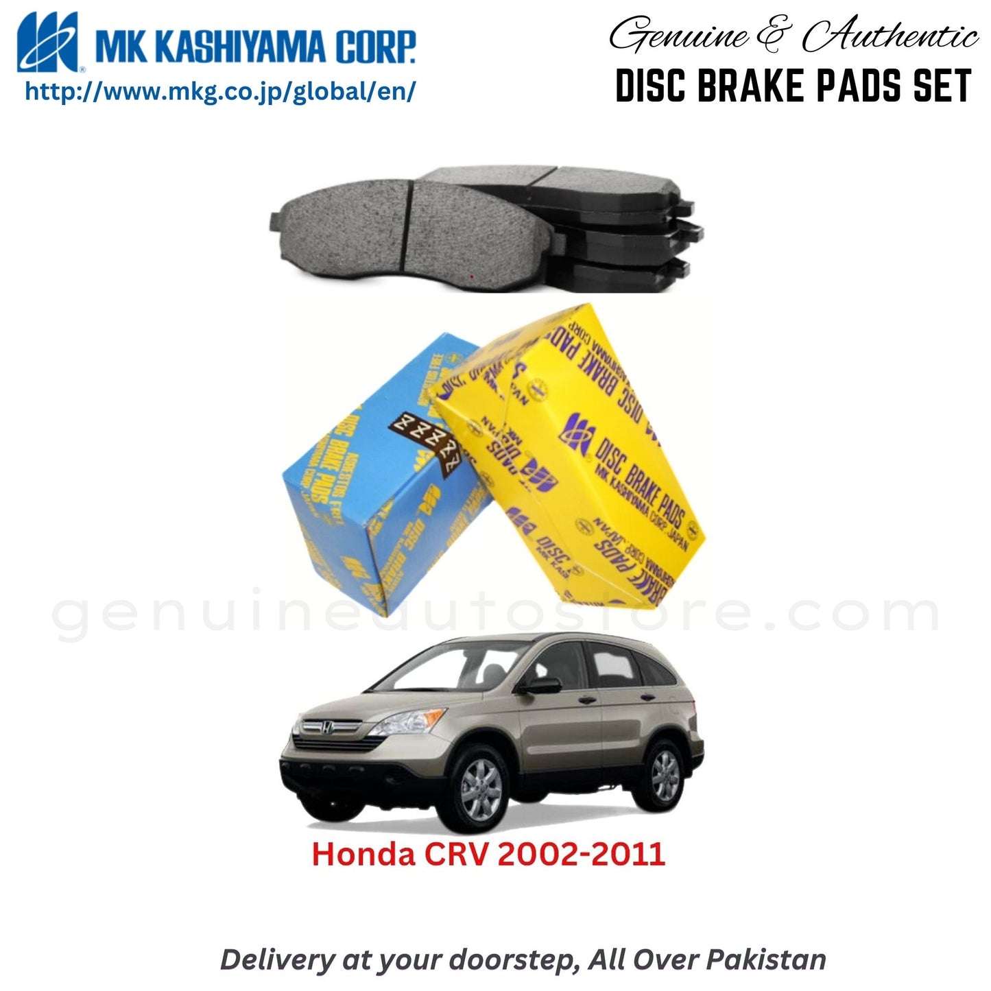Honda CRV 2002-2011 MK Japan  Front Brake Pads in Pakistan, 100% Genuine, Reliable, Best Price, Cash on Delivery Available