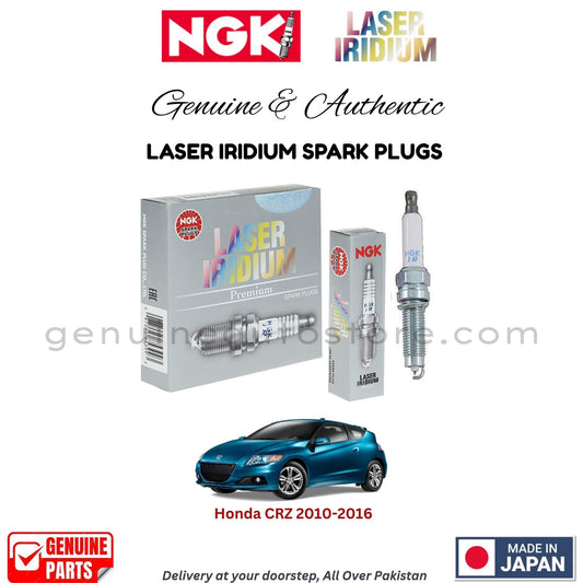 Honda CRZ 2010-2016 NGK LASER IRIDIUM SPARK PLUGS in Pakistan. 100% Genuine, Reliable, Best Price, Cash on Delivery Available