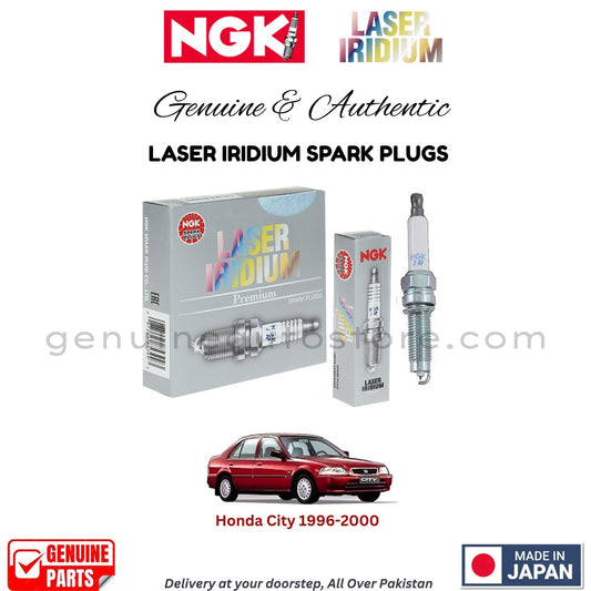 Honda City 1996-2000 NGK LASER IRIDIUM SPARK PLUGS in Pakistan. 100% Genuine, Reliable, Best Price, Cash on Delivery Available