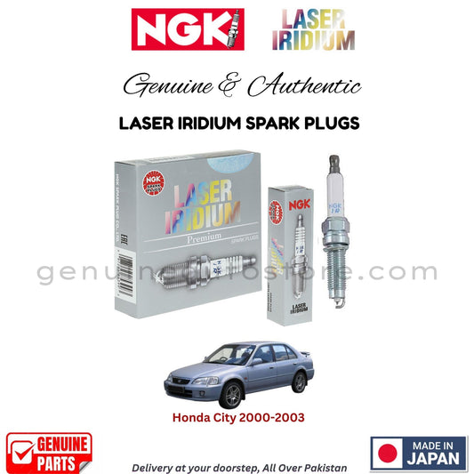 Honda City 2000-2003 NGK LASER IRIDIUM SPARK PLUGS in Pakistan. 100% Genuine, Reliable, Best Price, Cash on Delivery Available