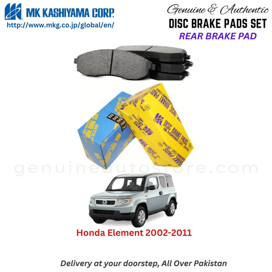 Honda Element 2002-2011 Rear Brake Pads MK Japan in Pakistan. 100% Genuine, Reliable, Best Price, Cash on Delivery Available