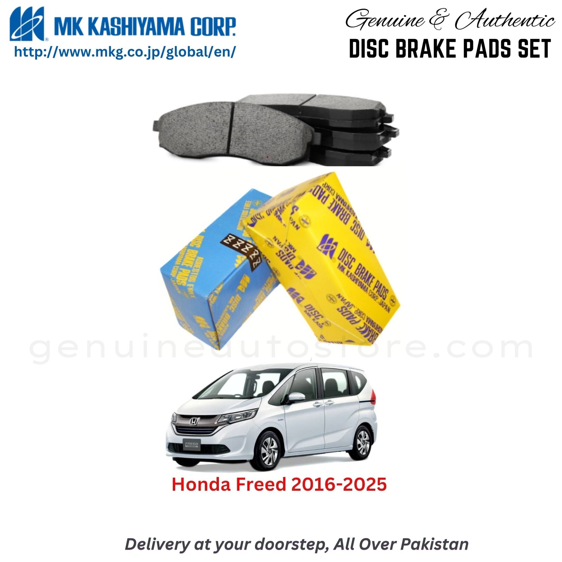 Honda Freed 2016-2025 MK Japan  Front Brake Pads in Pakistan, 100% Genuine, Reliable, Best Price, Cash on Delivery Available