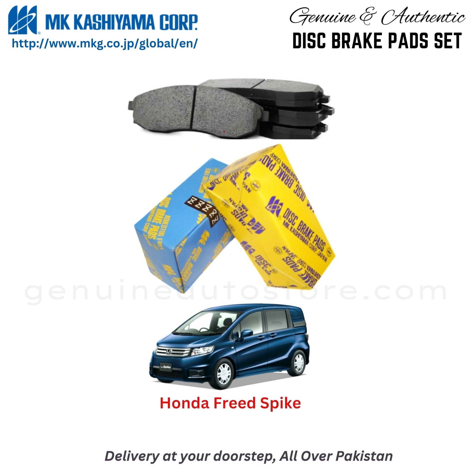 Honda Freed Spike MK Japan  Front Brake Pads in Pakistan, 100% Genuine, Reliable, Best Price, Cash on Delivery Available