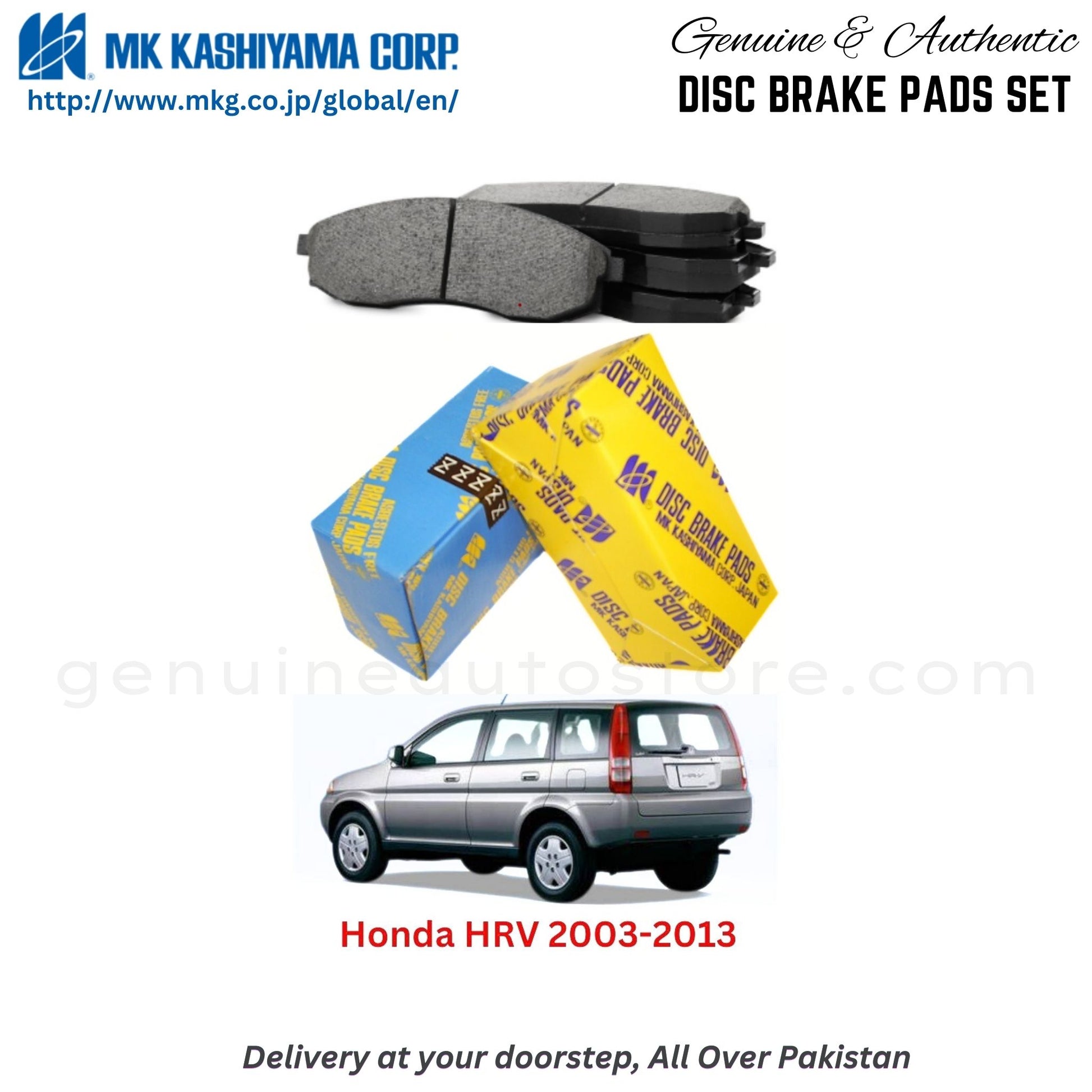 Honda HRV 2003-2013 MK Japan  Front Brake Pads in Pakistan, 100% Genuine, Reliable, Best Price, Cash on Delivery Available
