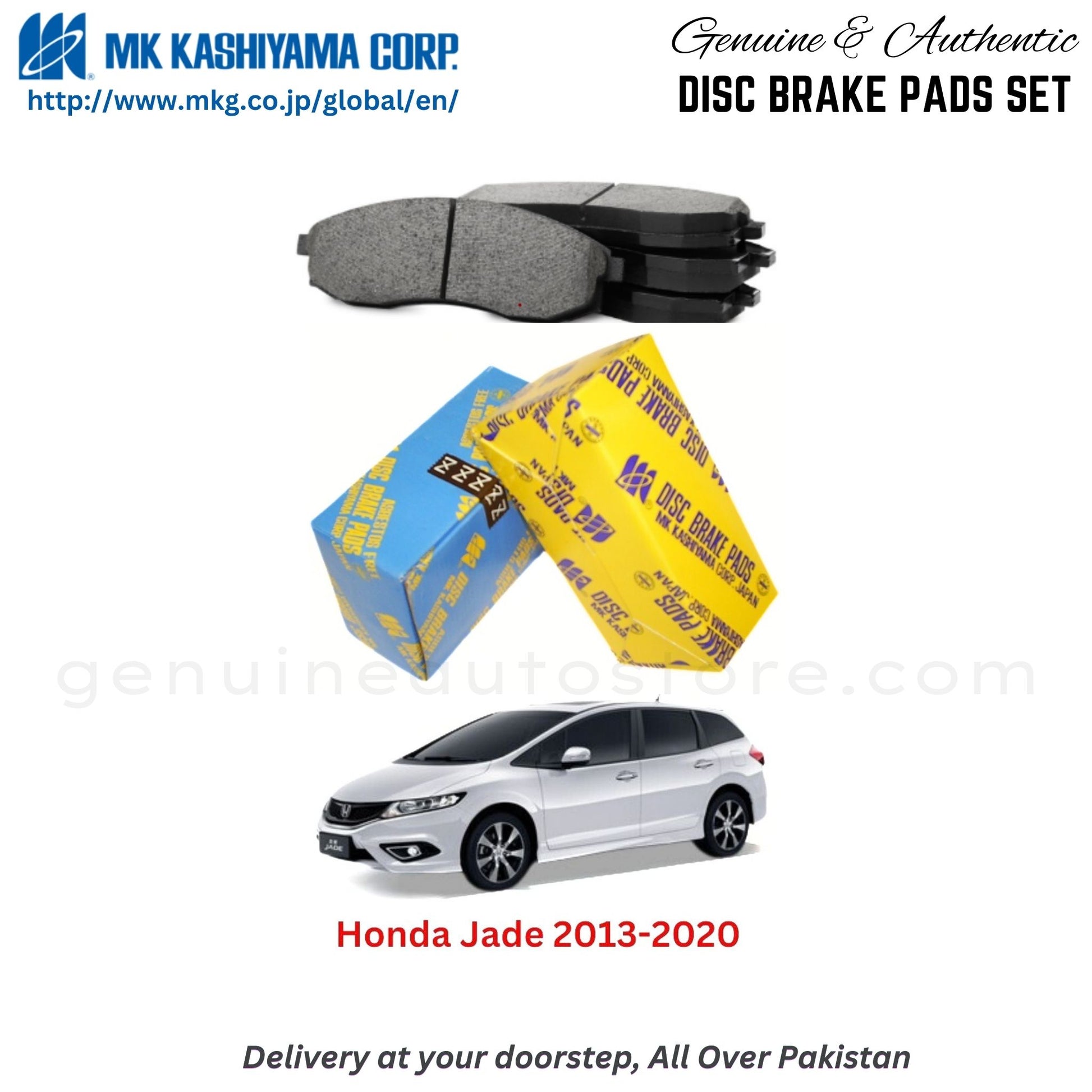 Honda Jade 2013-2020 MK Japan  Front Brake Pads in Pakistan, 100% Genuine, Reliable, Best Price, Cash on Delivery Available