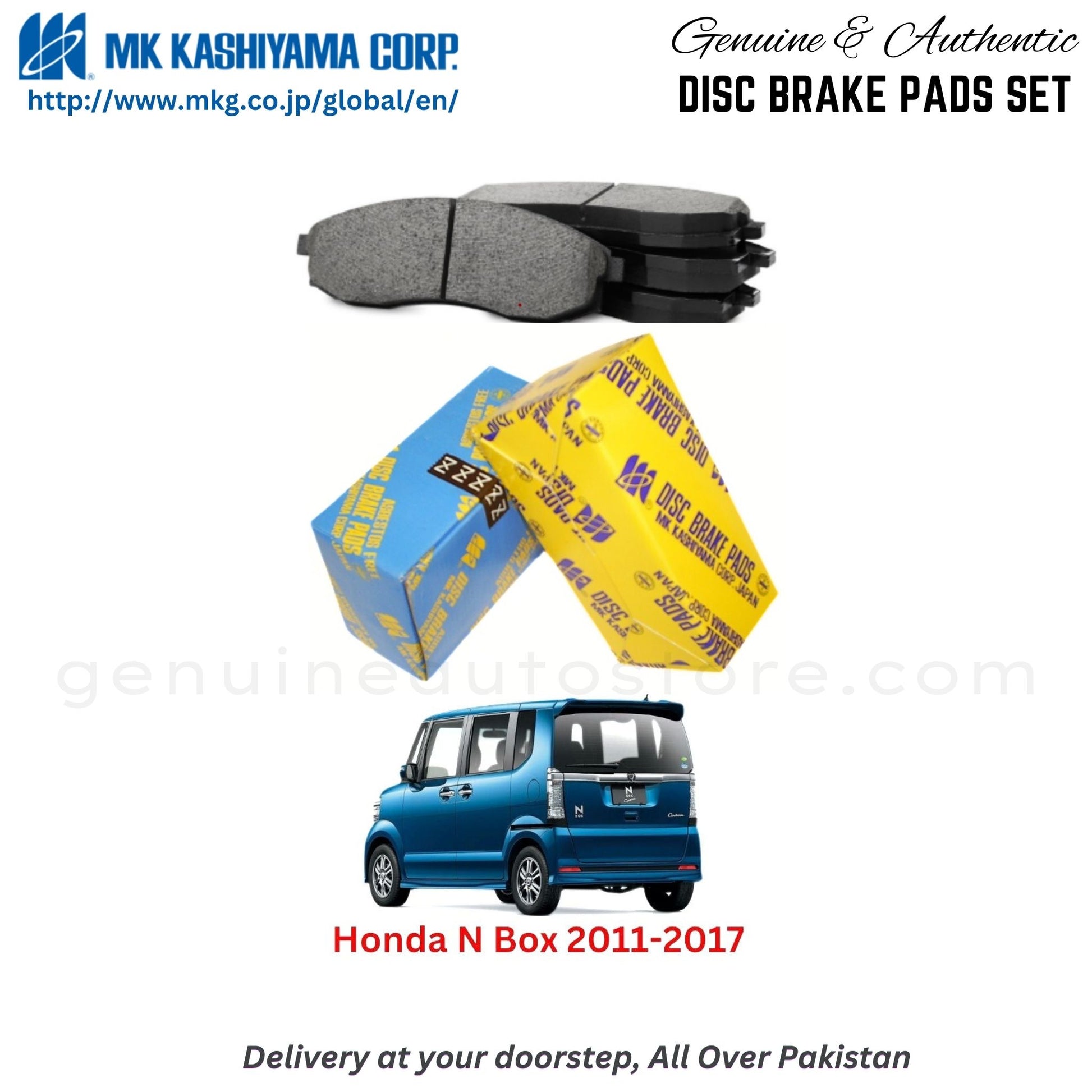 Honda N Box 2011-2017 MK Japan  Front Brake Pads in Pakistan, 100% Genuine, Reliable, Best Price, Cash on Delivery Available