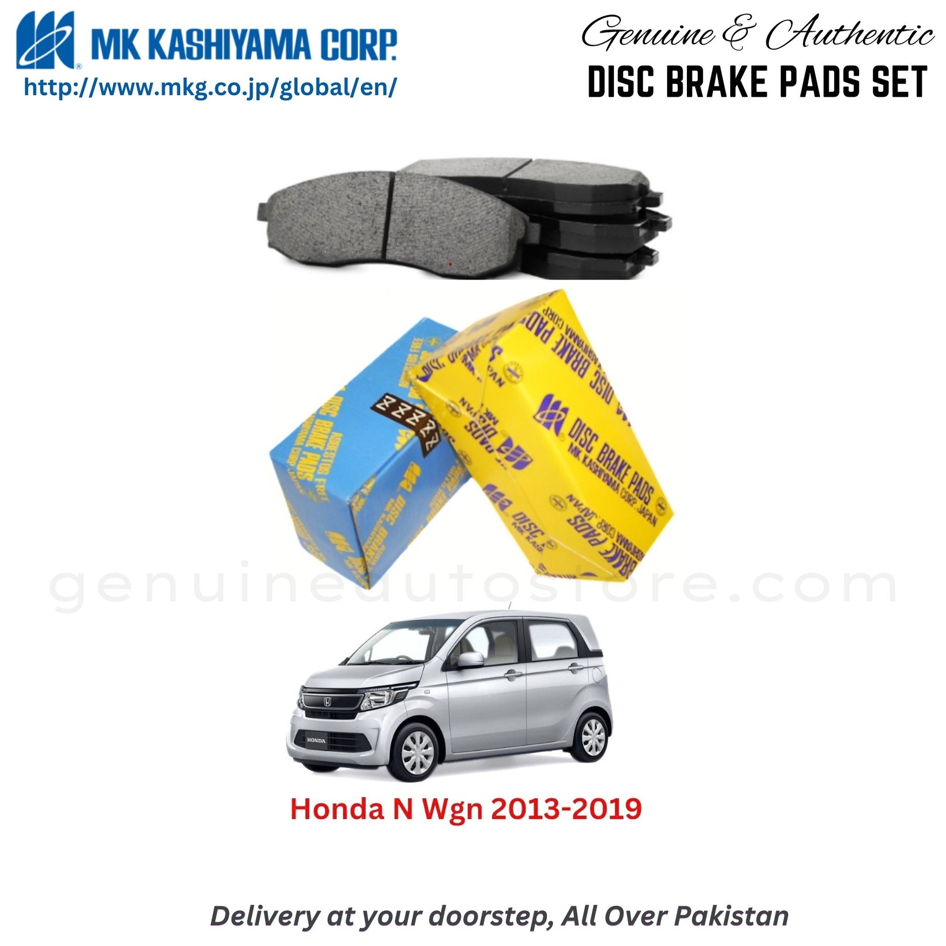 Honda N Wgn 2013-2019 MK Japan  Front Brake Pads in Pakistan, 100% Genuine, Reliable, Best Price, Cash on Delivery Available