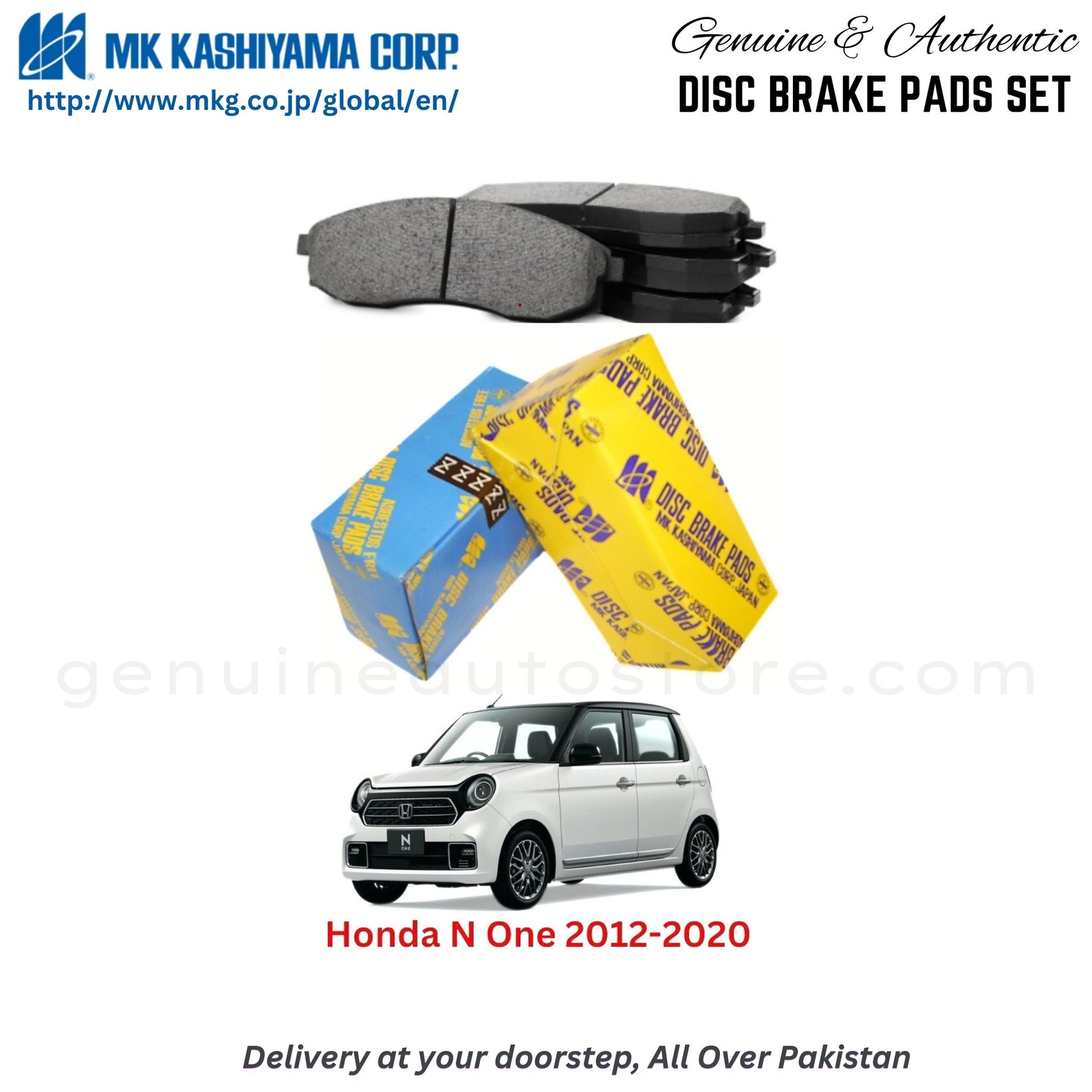 Honda N one 2012-2020 MK Japan  Front Brake Pads in Pakistan, 100% Genuine, Reliable, Best Price, Cash on Delivery Available