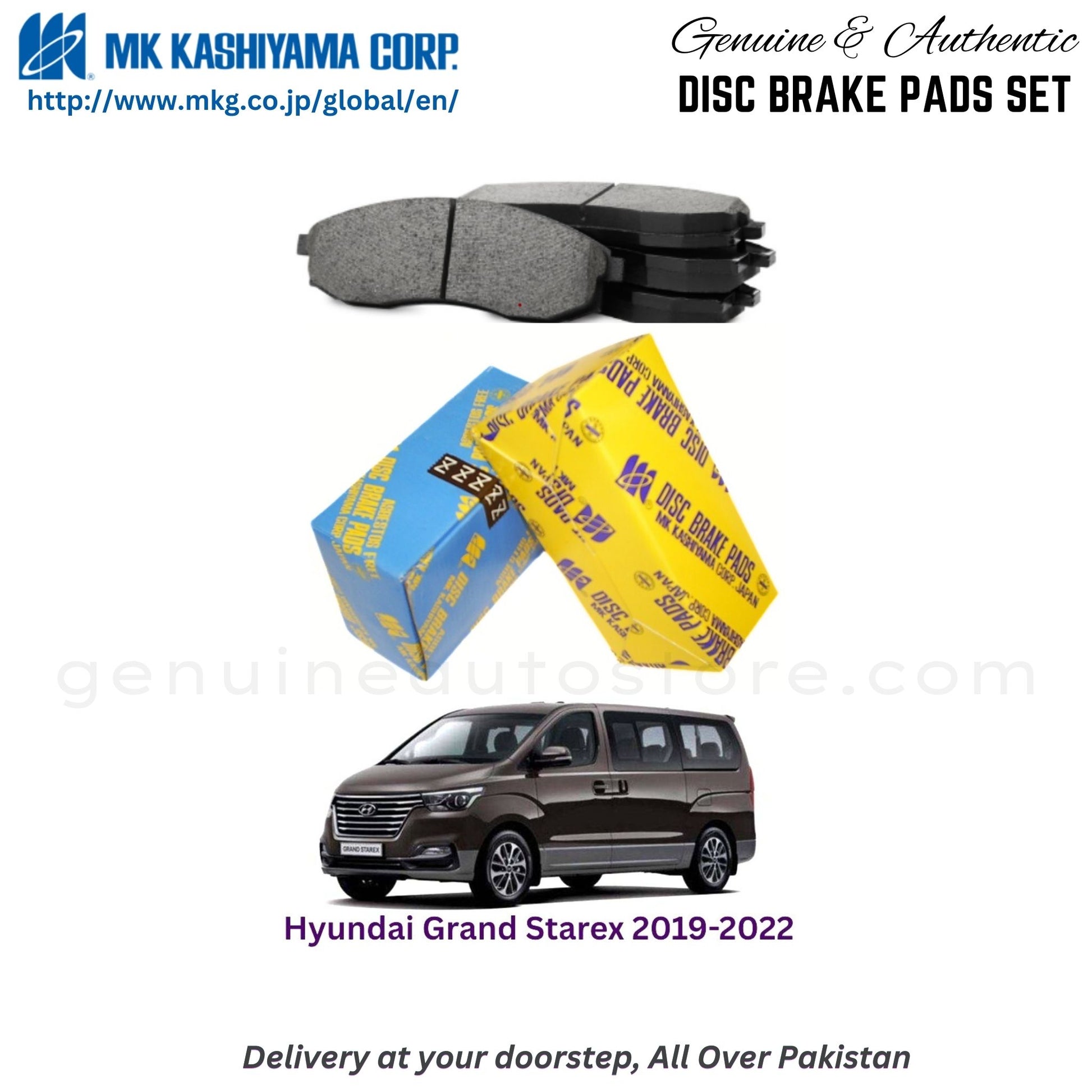 Hyundai Grand Starex 2019-2022 MK Japan  Front Brake Pads in Pakistan, 100% Genuine, Reliable, Best Price, Cash on Delivery Available