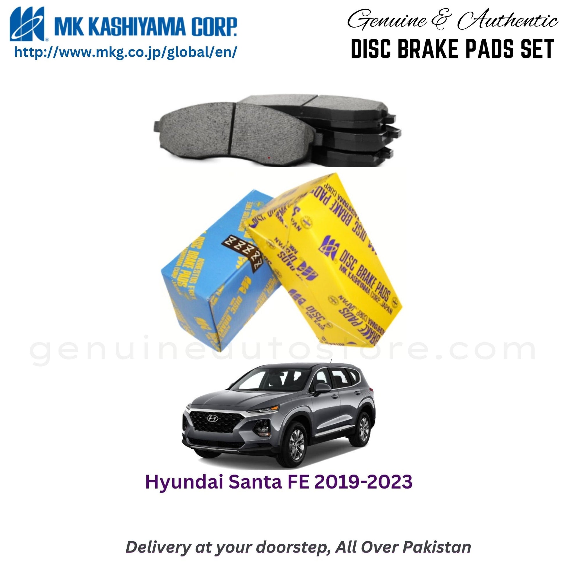 Hyundai Santa FE 2019-2023 MK Japan  Front Brake Pads in Pakistan, 100% Genuine, Reliable, Best Price, Cash on Delivery Available