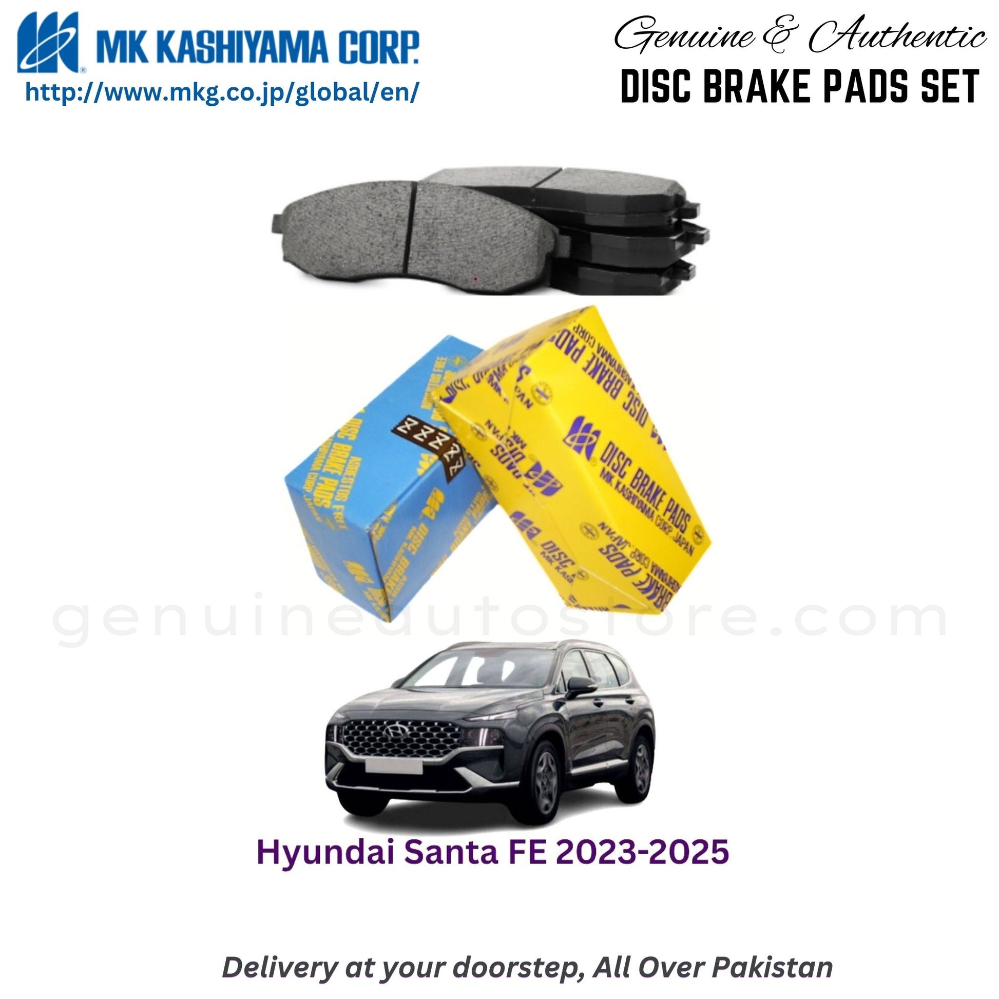 Hyundai Santa FE 2023-2025 MK Japan  Front Brake Pads in Pakistan, 100% Genuine, Reliable, Best Price, Cash on Delivery Available
