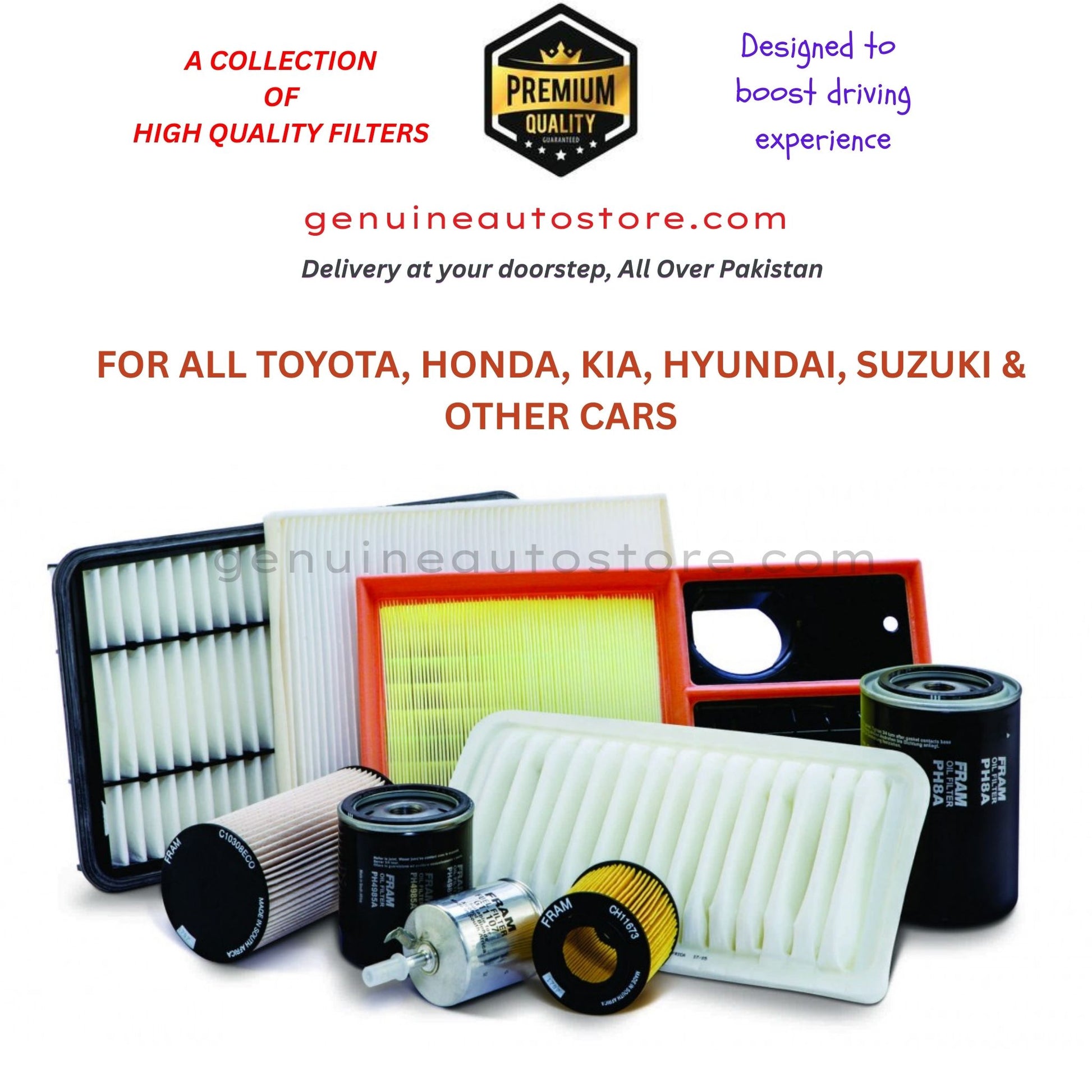 Kia Picanto 2019-2025 CABIN AC FILTER in Pakistan. 100% Genuine, Reliable, Best Price, Cash on Delivery Available