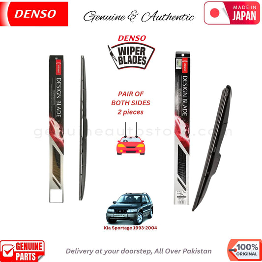 Kia Sportage 1993-2004 DENSO JAPAN WIPER BLADE SET in Pakistan. 100% Genuine, Original, Best Price, Cash on Delivery Available