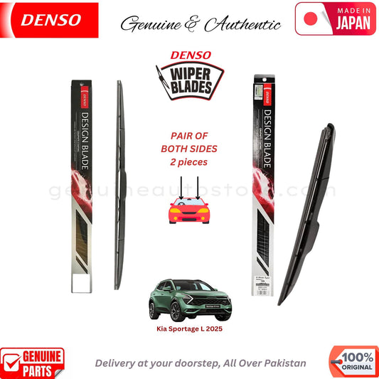 Kia Sportage L 2025 DENSO JAPAN WIPER BLADE SET in Pakistan. 100% Genuine, Original, Best Price, Cash on Delivery Available
