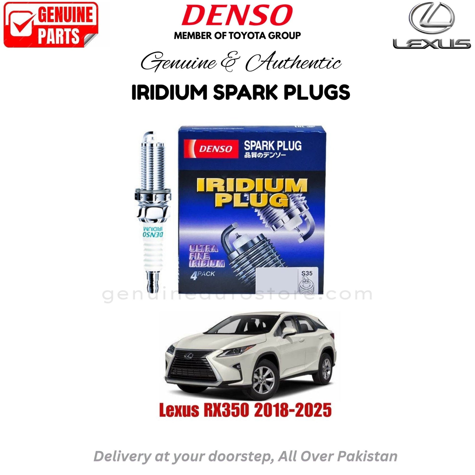 Lexus RX350 2018-2025 Denso Iridium Spark Plug in Pakistan, 100% Genuine, Reliable, Best Price, Cash on Delivery Available