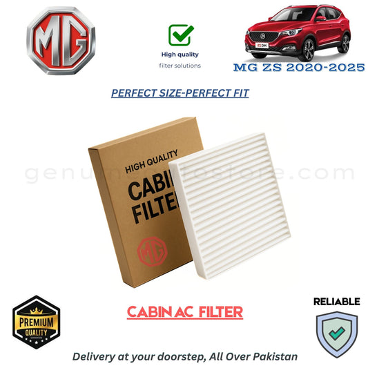 MG ZS 2020-2025 CABIN AC FILTER in Pakistan. 100% Genuine, Reliable, Best Price, Cash on Delivery Available