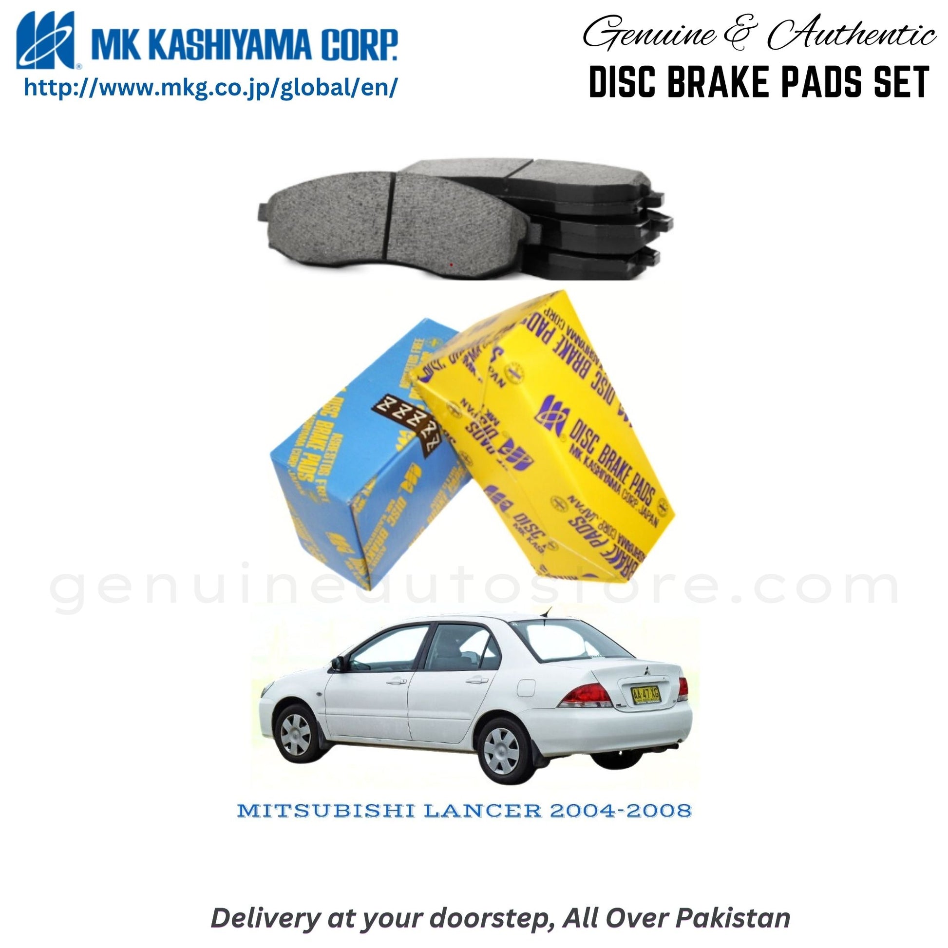MITSUBISHI LANCER 2004-2008 MK Japan  Front Brake Pads in Pakistan, 100% Genuine, Reliable, Best Price, Cash on Delivery Available