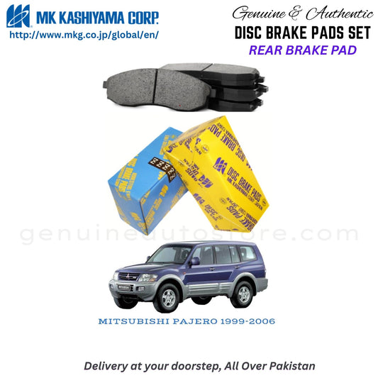 MITSUBISHI PAJERO 1999-2006 Rear Brake Pads MK Japan in Pakistan. 100% Genuine, Reliable, Best Price, Cash on Delivery Available