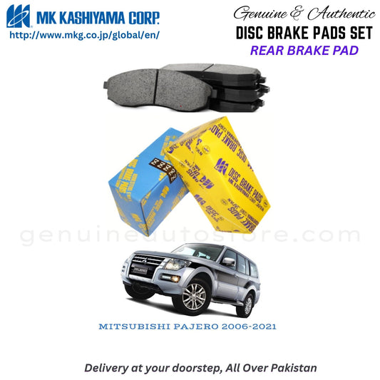 MITSUBISHI PAJERO 2006-2021 Rear Brake Pads MK Japan in Pakistan. 100% Genuine, Reliable, Best Price, Cash on Delivery Available