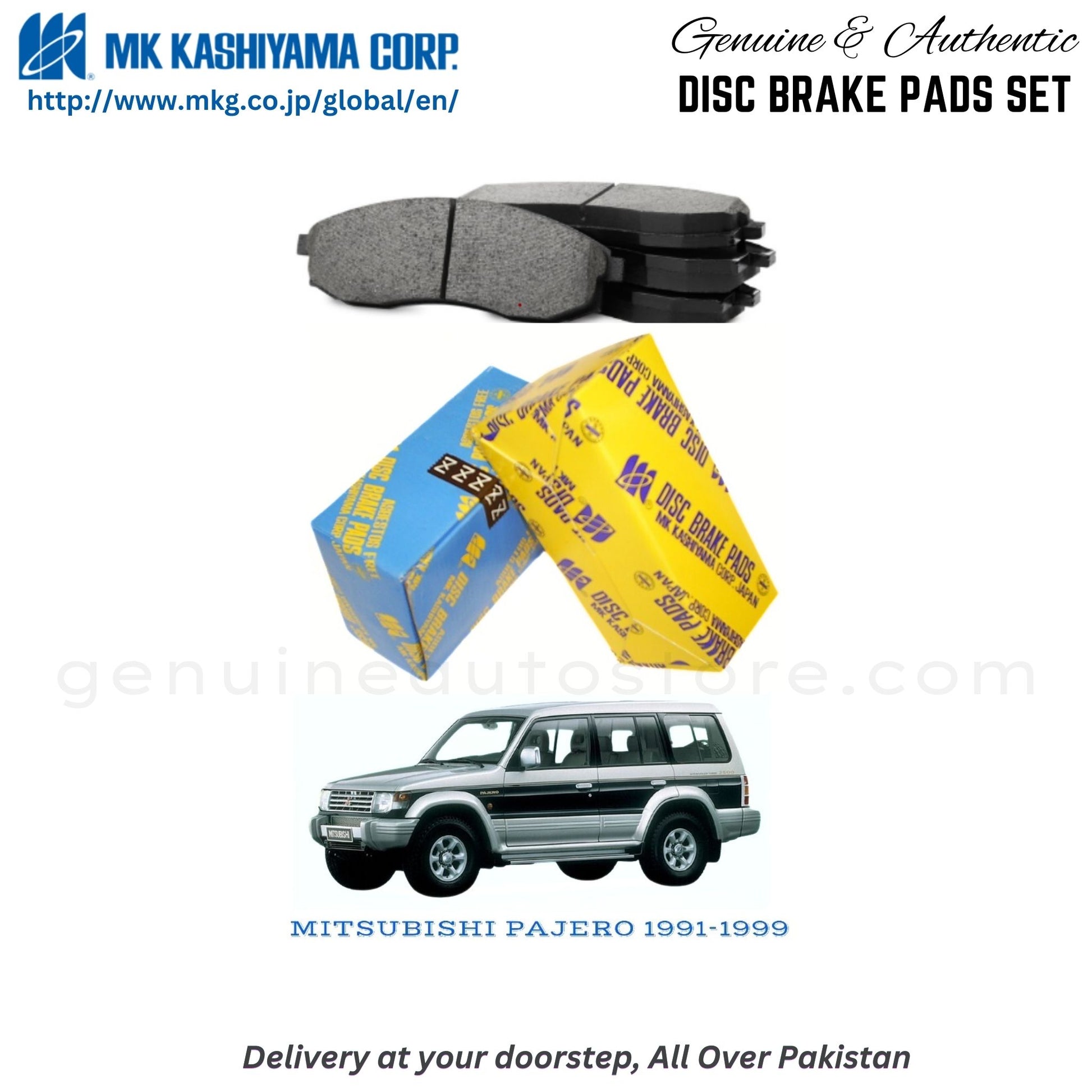 Mitsubishi Pajero 1991-1999 MK Japan  Front Brake Pads in Pakistan, 100% Genuine, Reliable, Best Price, Cash on Delivery Available