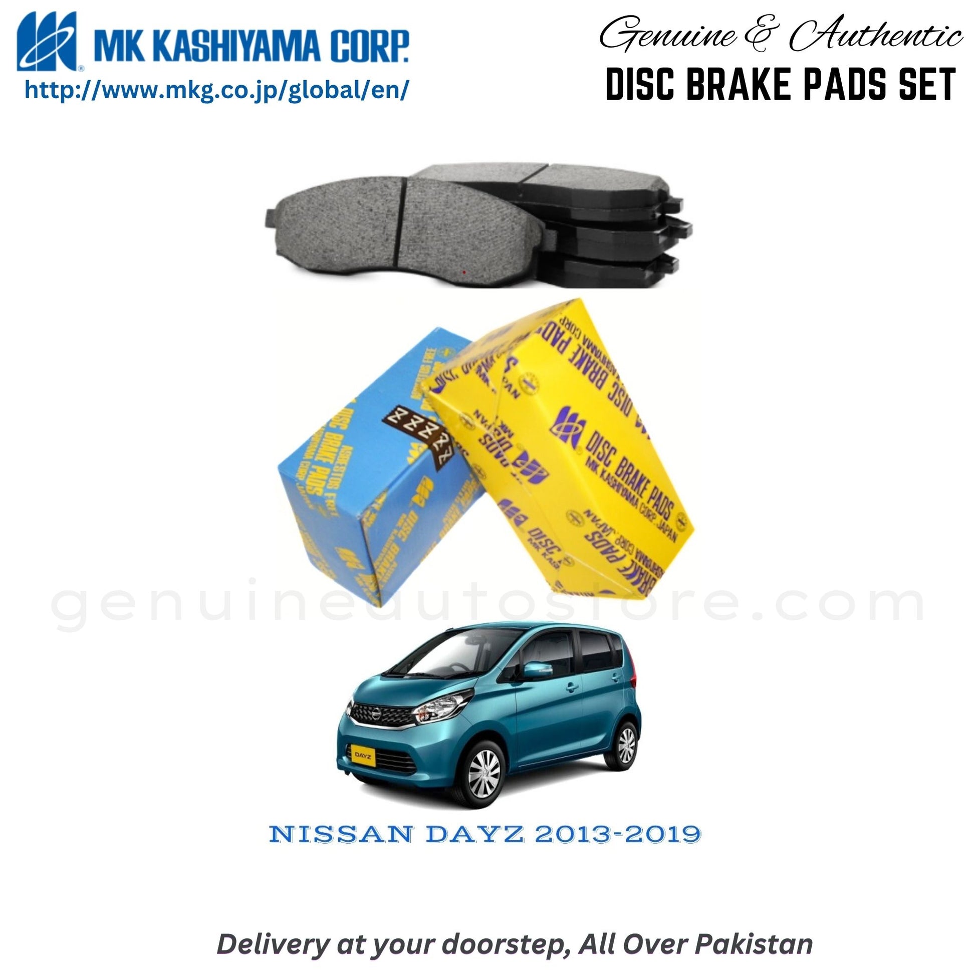 NISSAN DAYZ 2013-2019 MK Japan  Front Brake Pads in Pakistan, 100% Genuine, Reliable, Best Price, Cash on Delivery