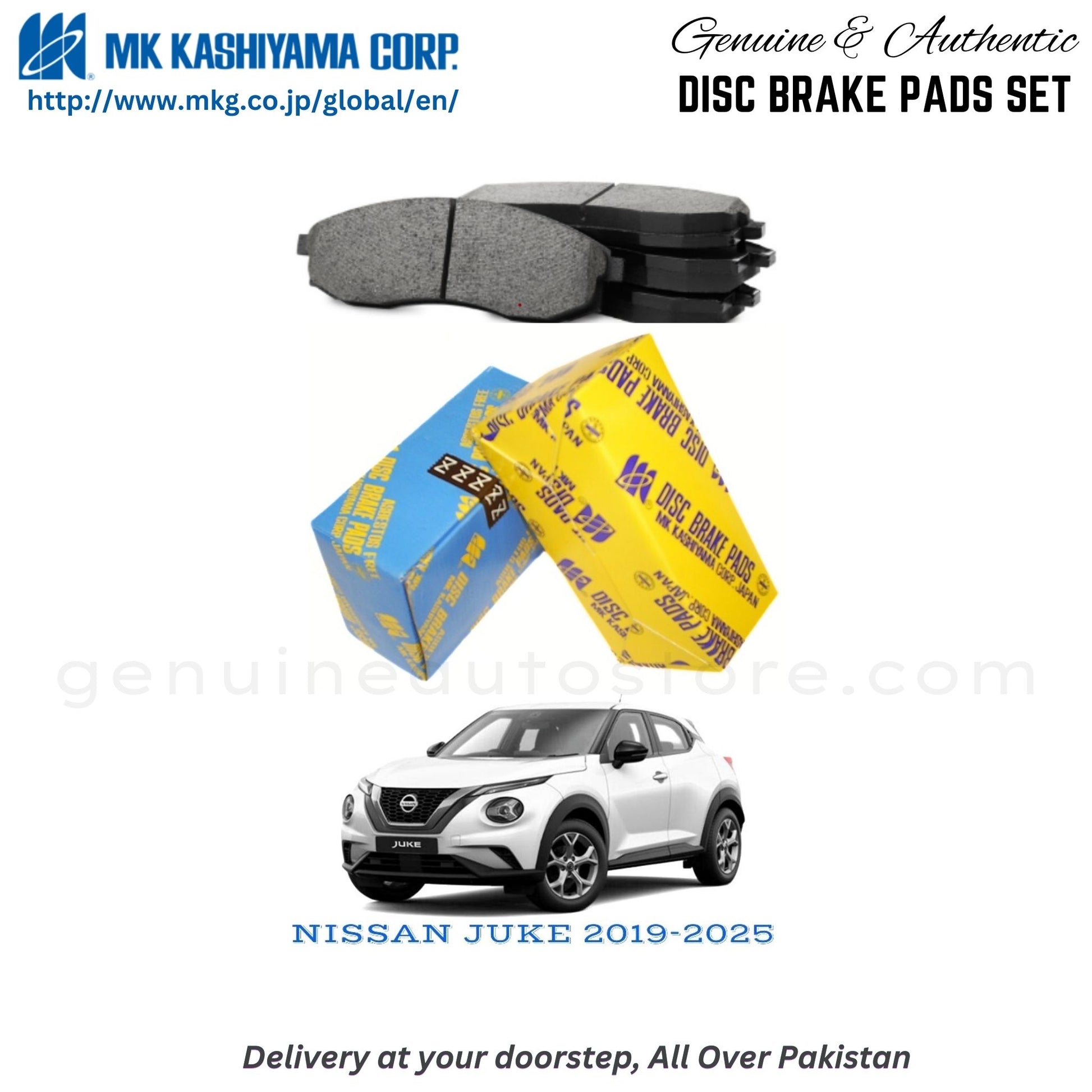 NISSAN JUKE  2019-2025 MK Japan  Front Brake Pads in Pakistan, 100% Genuine, Reliable, Best Price, Cash on Delivery Available