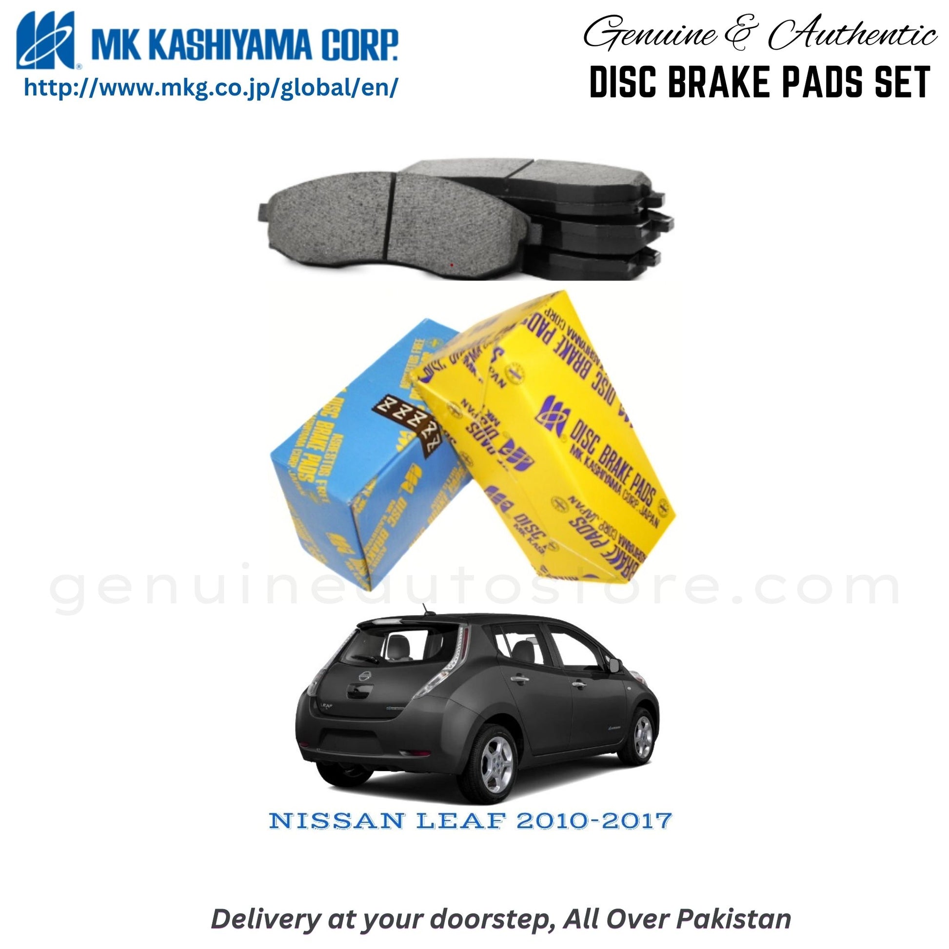 NISSAN LEAF 2010-2017 MK Japan  Front Brake Pads in Pakistan, 100% Genuine, Reliable, Best Price, Cash on Delivery Available