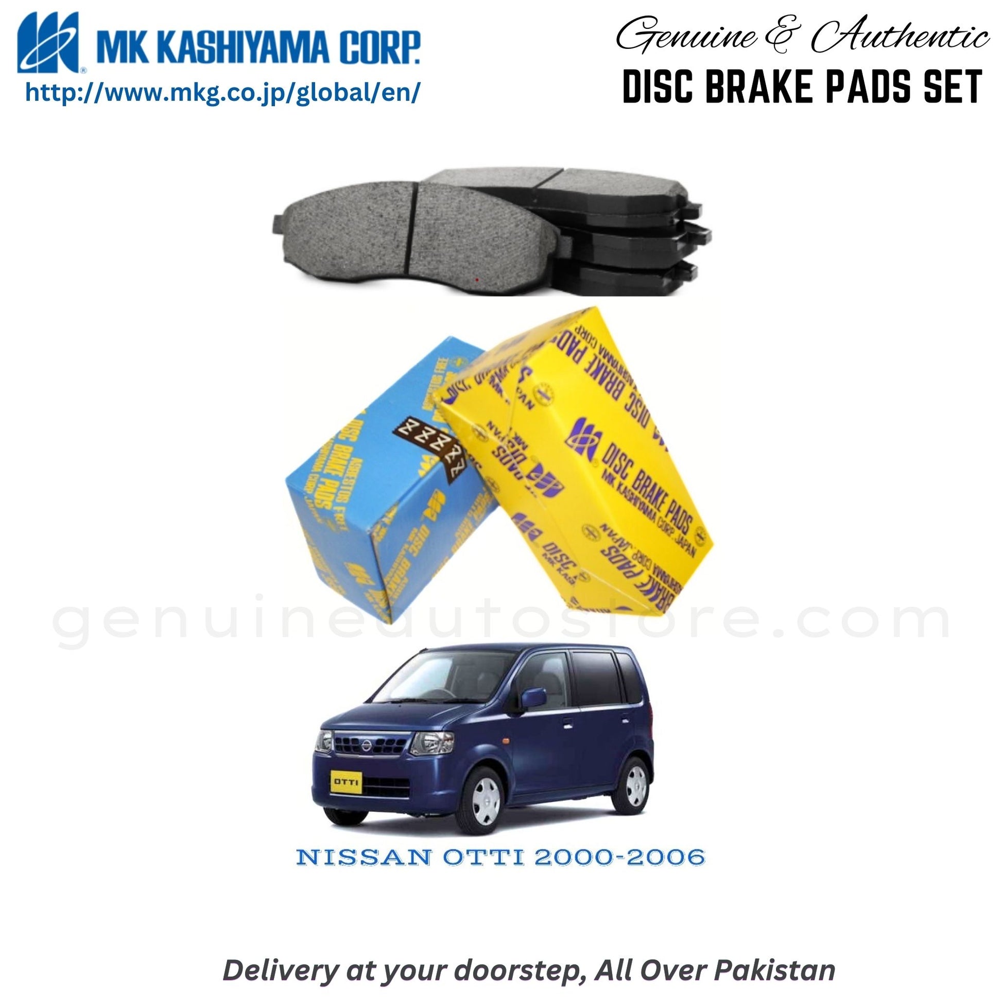 NISSAN OTTI 2000-2006 MK Japan  Front Brake Pads in Pakistan, 100% Genuine, Reliable, Best Price, Cash on Delivery Available