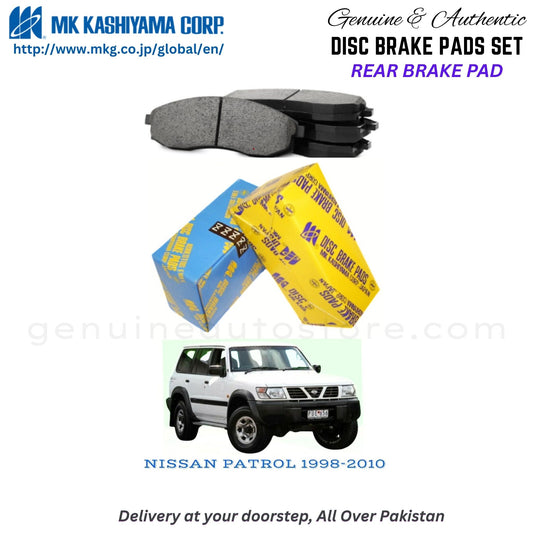NISSAN PATROL 1998-2010 Rear Brake Pads MK Japan in Pakistan. 100% Genuine, Reliable, Best Price, Cash on Delivery Available
