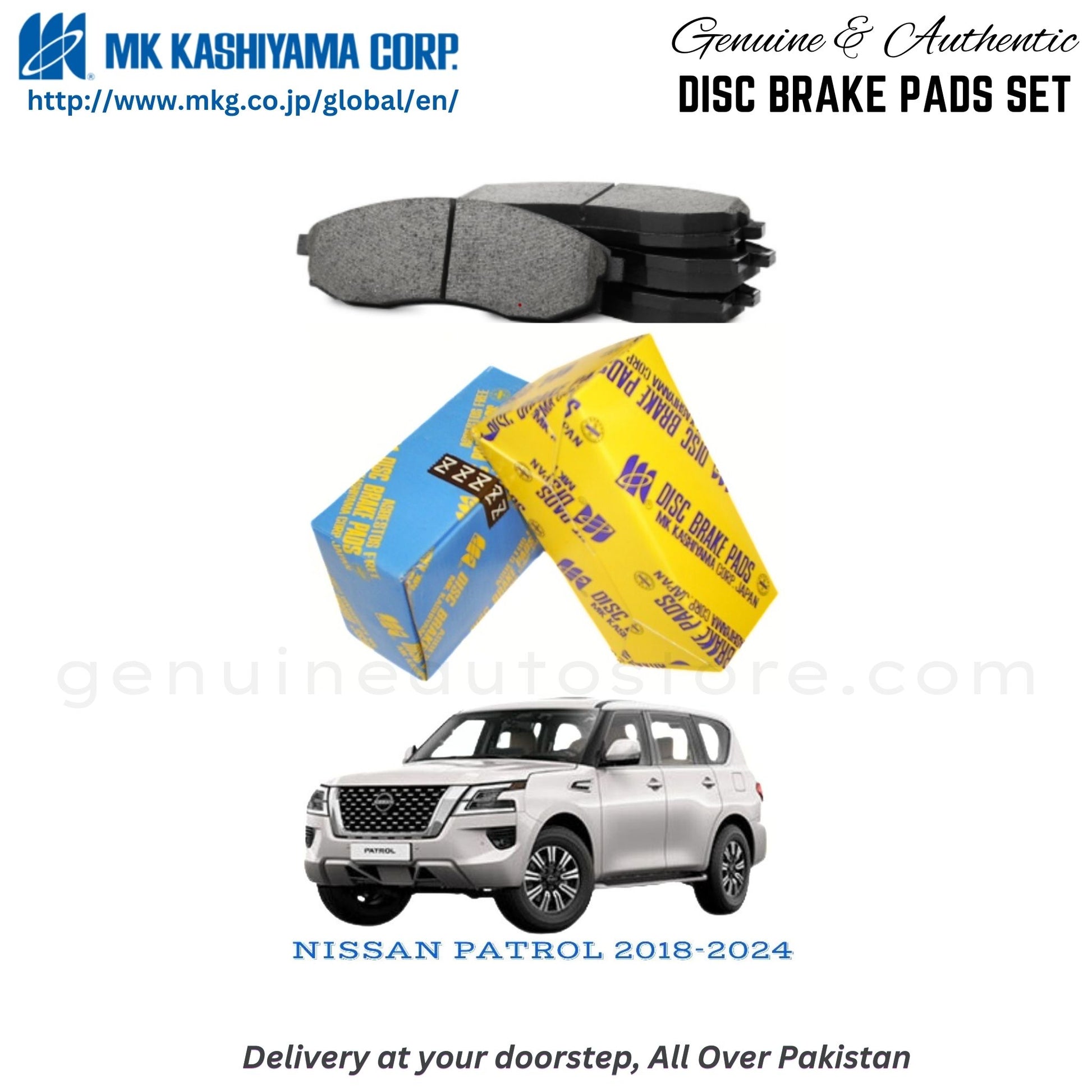NISSAN PATROL 2018-2024 MK Japan  Front Brake Pads in Pakistan, 100% Genuine, Reliable, Best Price, Cash on Delivery Available