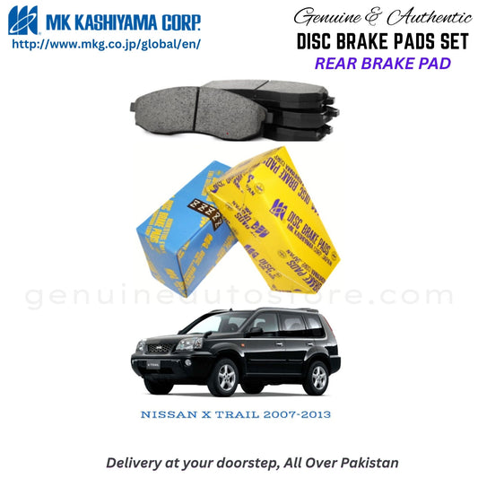 NISSAN X TRAIL 2007-2013 Rear Brake Pads MK Japan in Pakistan. 100% Genuine, Reliable, Best Price, Cash on Delivery Available