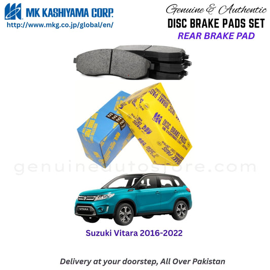 SUZUKI VITARA 2016-2022 Rear Brake Pads MK Japan in Pakistan. 100% Genuine, Reliable, Best Price, Cash on Delivery Available