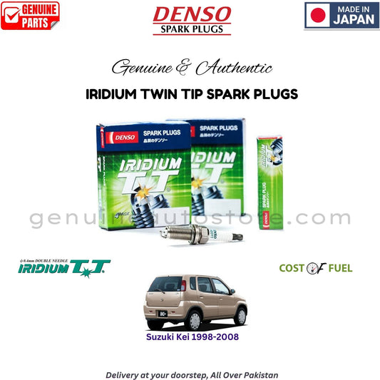 Suzuki Kei 1998-2008  DENSO IRIDIUM TWIN TIP SPARK PLUG in Pakistan, 100% Genuine, Reliable, Best Price, Cash on Delivery Available