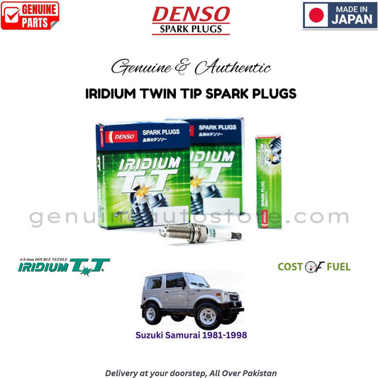 Suzuki Samurai 1981-1998 DENSO IRIDIUM TWIN TIP SPARK PLUG in Pakistan, 100% Genuine, Reliable, Best Price, Cash on Delivery Available