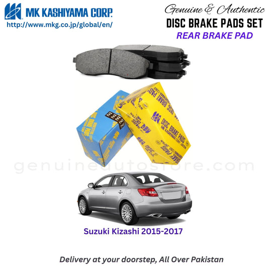 Suzuki kizashi 2015-2017 Rear Brake Pads MK Japan in Pakistan. 100% Genuine, Reliable, Best Price, Cash on Delivery Available
