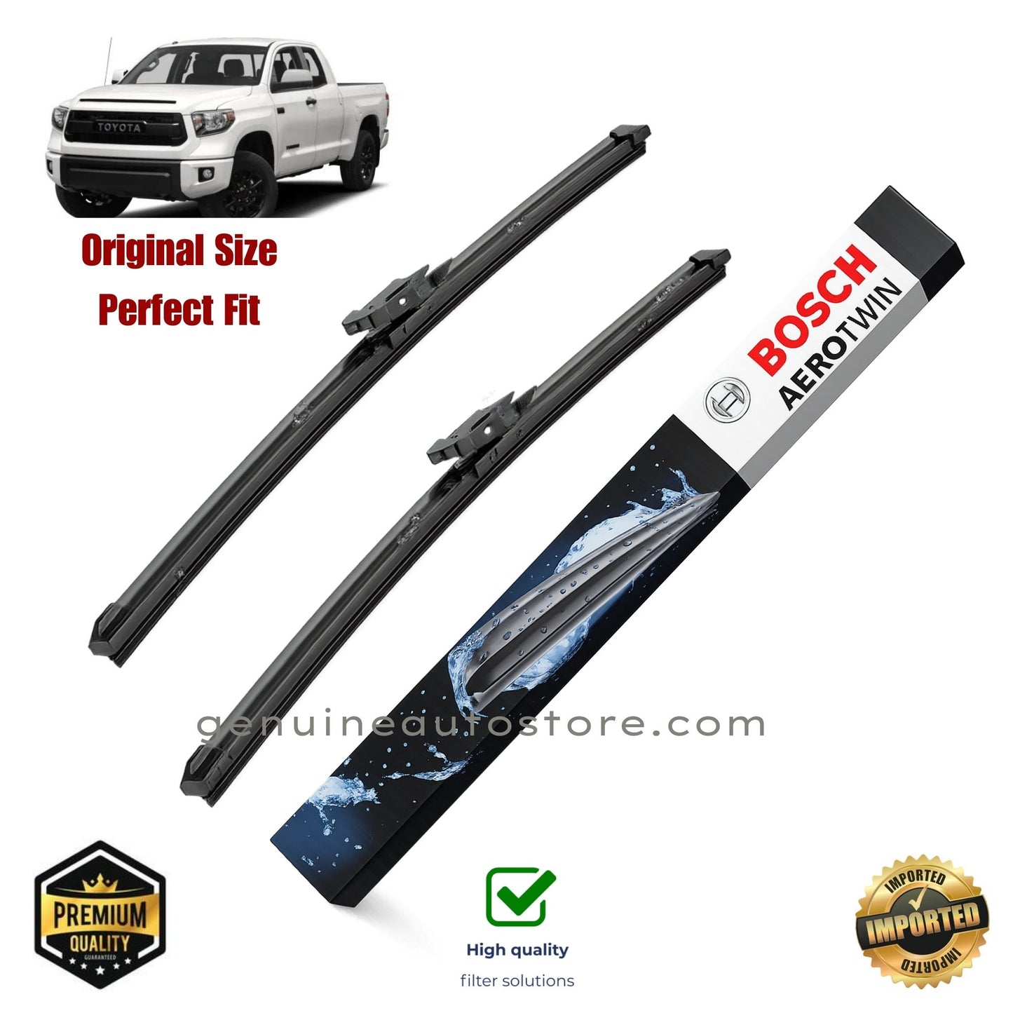 TOYOTA TUNDRA BOSCH WIPER BLADE SET in Pakistan. Best Price, Cash on Delivery Available
