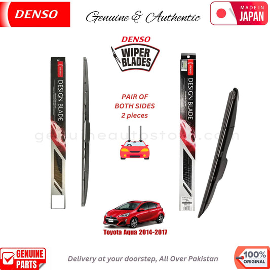 Toyota Aqua 2014-2017 DENSO JAPAN WIPER BLADE SET in Pakistan. 100% Genuine, Original, Best Price, Cash on Delivery Available