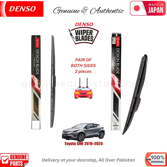 Toyota CHR 2016-2025 DENSO JAPAN WIPER BLADE SET in Pakistan. 100% Genuine, Original, Best Price, Cash on Delivery Available