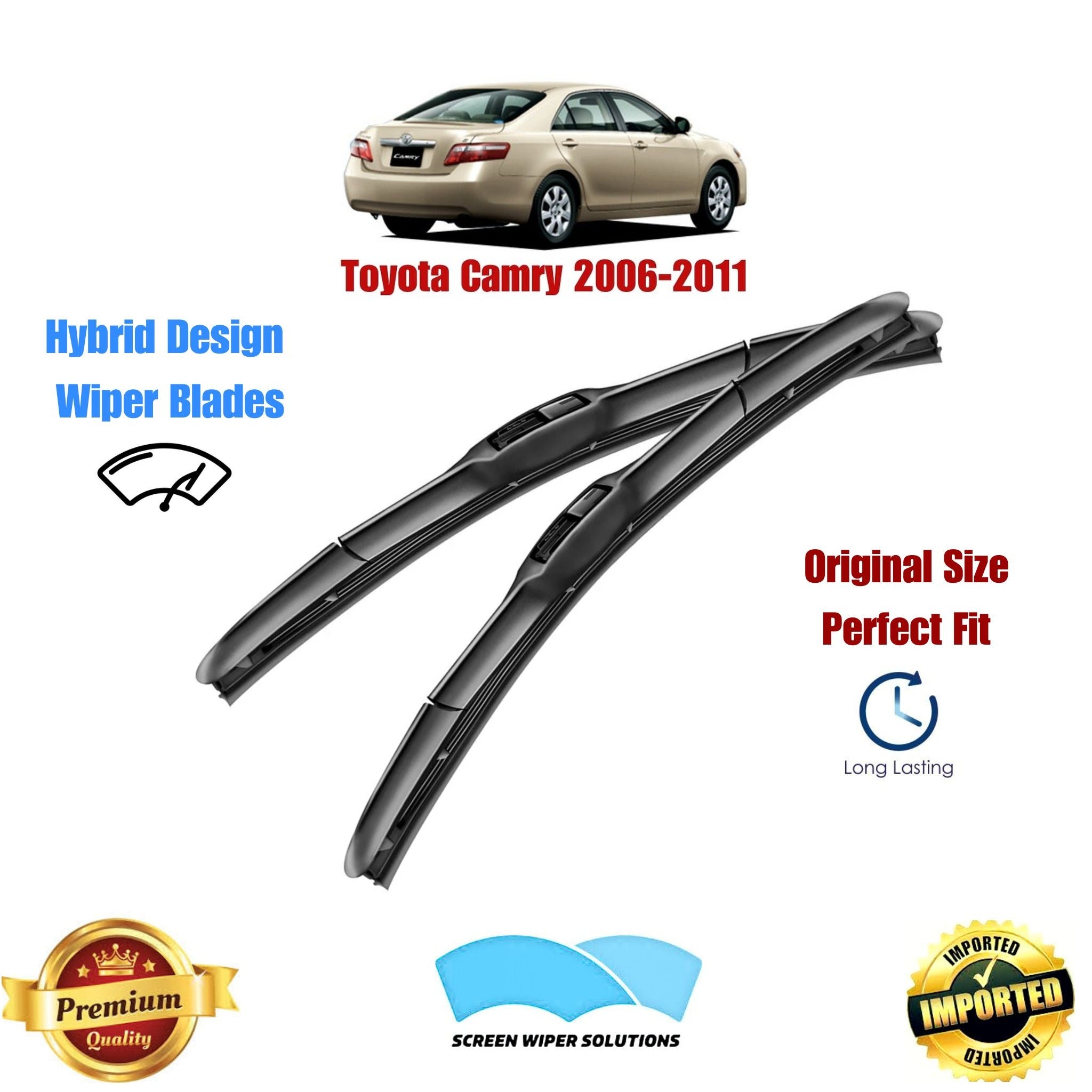 2007 Toyota Camry Wiper Blade Size