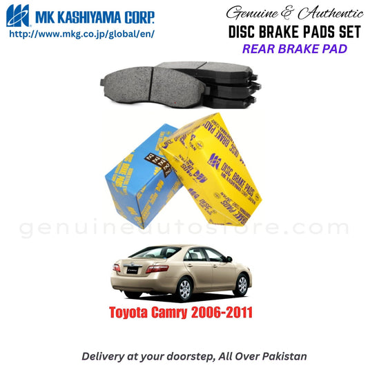 Toyota Camry 2006-2011 Rear Brake Pads MK Japan in Pakistan. 100% Genuine, Reliable, Best Price, Cash on Delivery Available