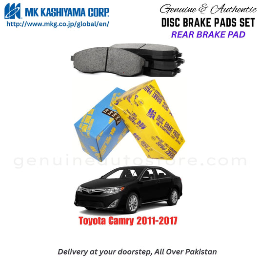 Toyota Camry 2011-2017 Rear Brake Pads MK Japan in Pakistan. 100% Genuine, Reliable, Best Price, Cash on Delivery Available
