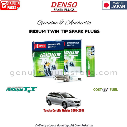 Toyota Corolla Fielder 2006-2012 DENSO IRIDIUM TWIN TIP SPARK PLUG in Pakistan, 100% Genuine, Reliable, Best Price, Cash on Delivery Available